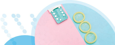 גלולות למניעת היריון וקונדומים